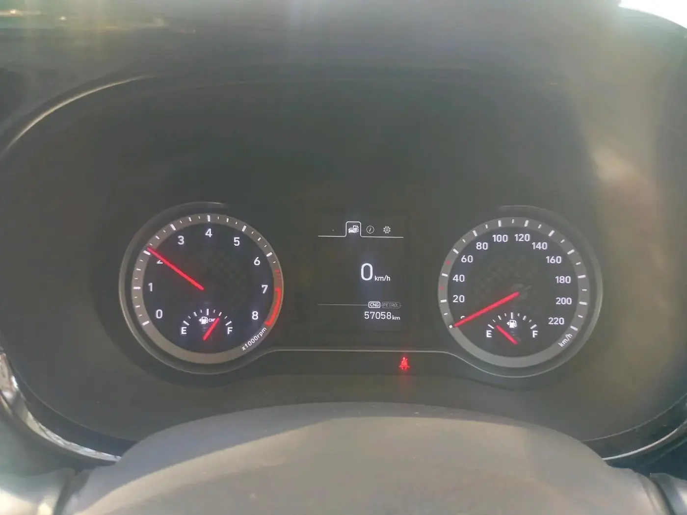 2023 Hyundai AURA SX 1.2 CNG, CNG, Manual, 57,058 km, interior