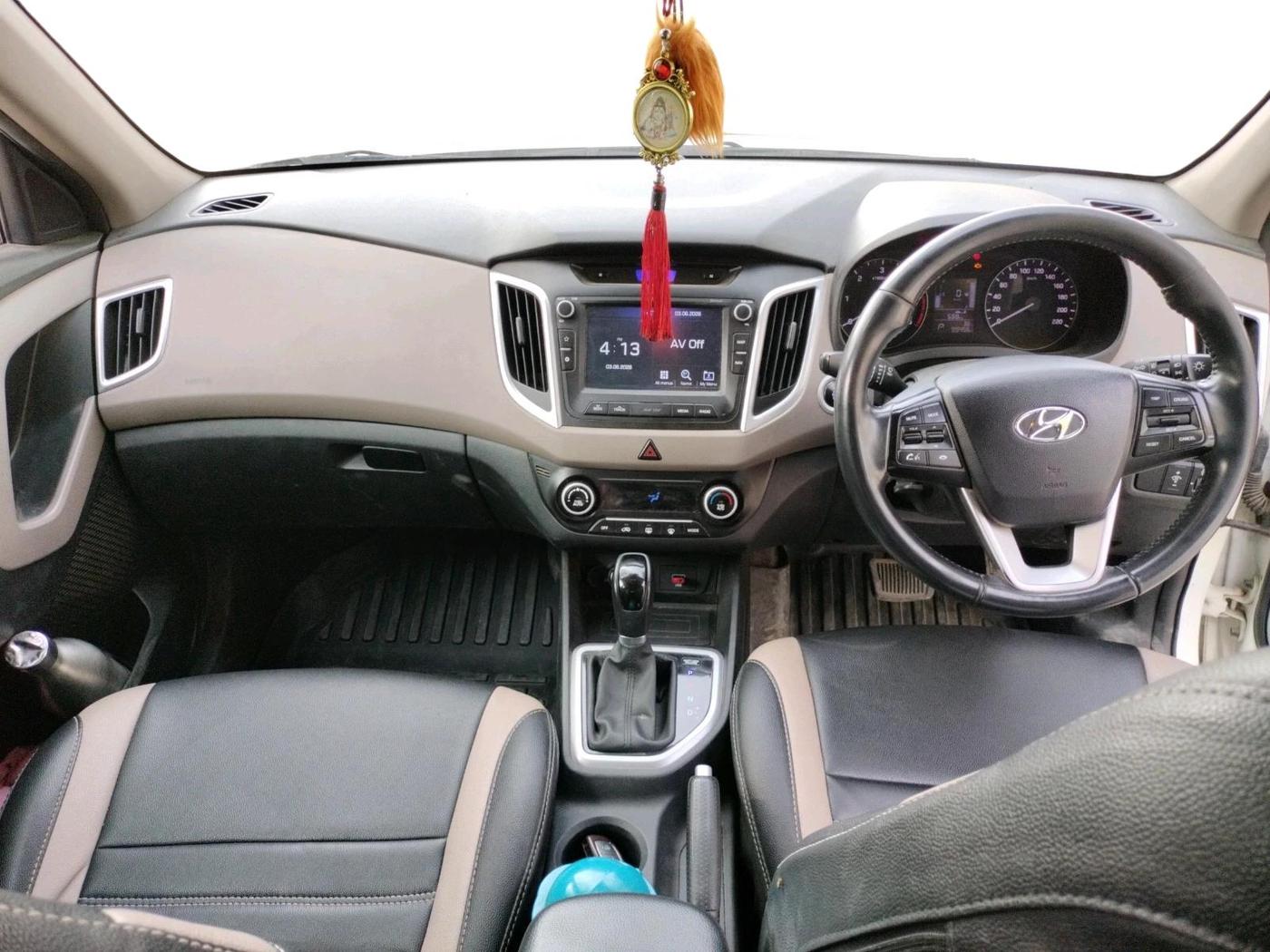 2019 Hyundai Creta SX AT 1.6 DIESEL, Diesel, Automatic, 99,456 km, interior