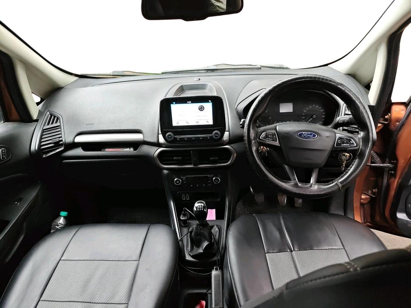 2017 Ford Ecosport TREND+ 1.5L DIESEL, Diesel, Manual, 1,57,638 km, interior