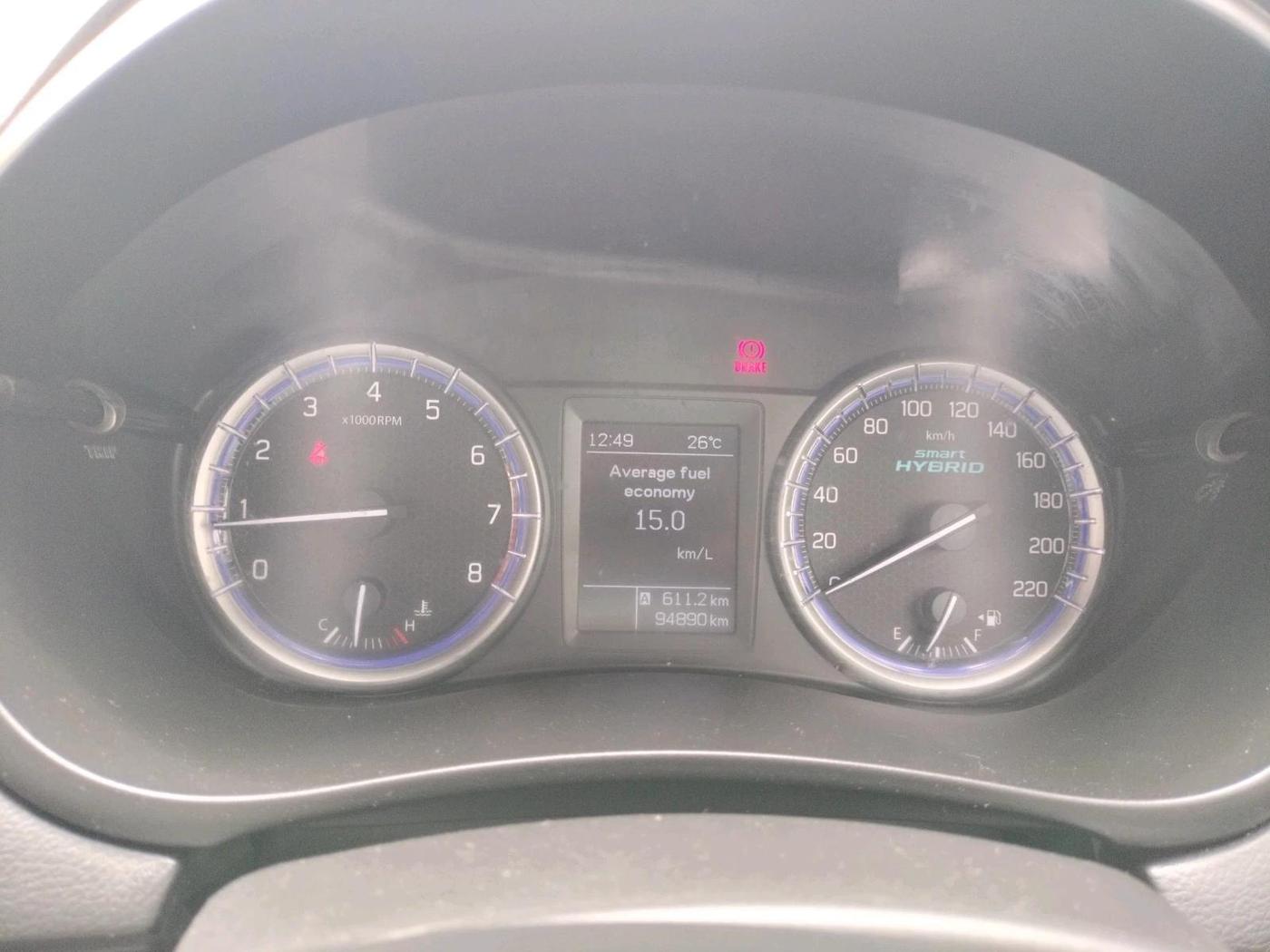 2020 Maruti S Cross ZETA 1.5, Petrol, Manual, 94,890 km, interior