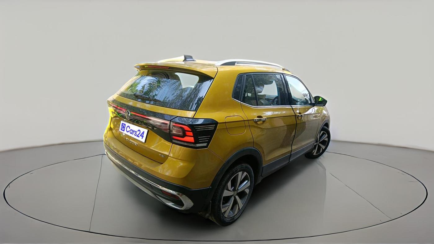 2021 Volkswagen TAIGUN TOPLINE 1.0 TSI MT, Petrol, Manual, 76,886 km, exterior