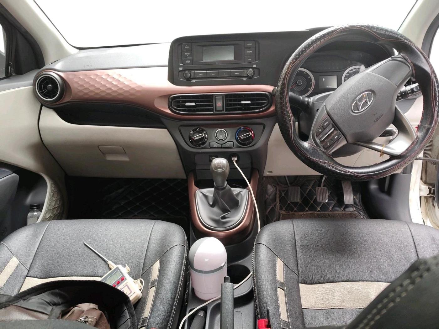 2021 Hyundai AURA S 1.2 CNG, CNG, Manual, 1,15,882 km, interior