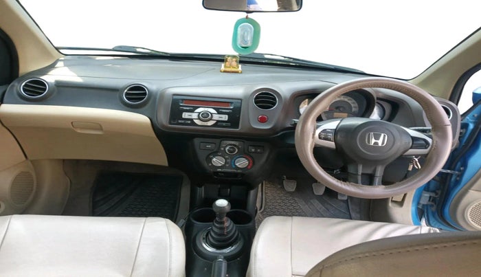 2013 Honda Brio V MT, Petrol, Manual, 1,02,338 km, interior