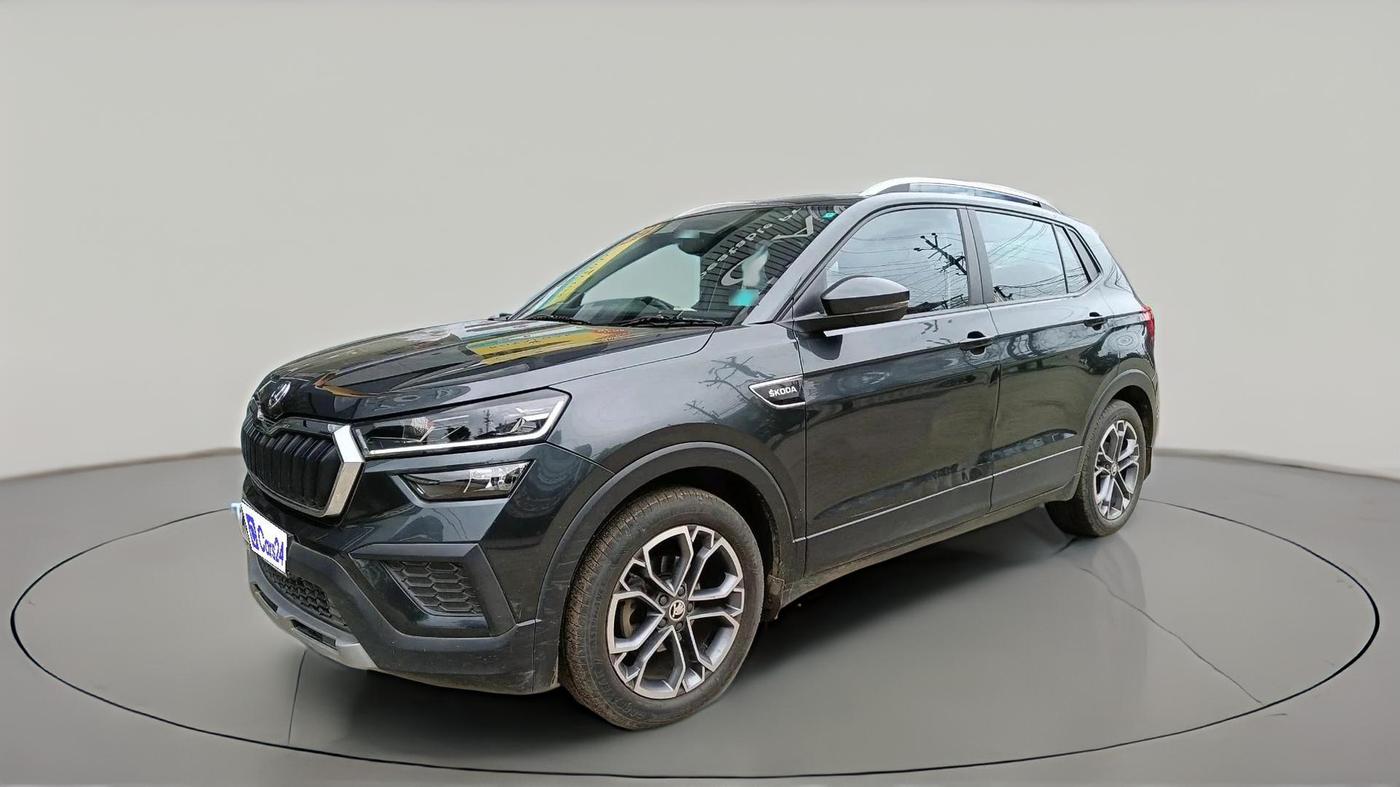 2021 Skoda KUSHAQ AMBITION 1.0L TSI AT, Petrol, Automatic, 37,984 km, exterior