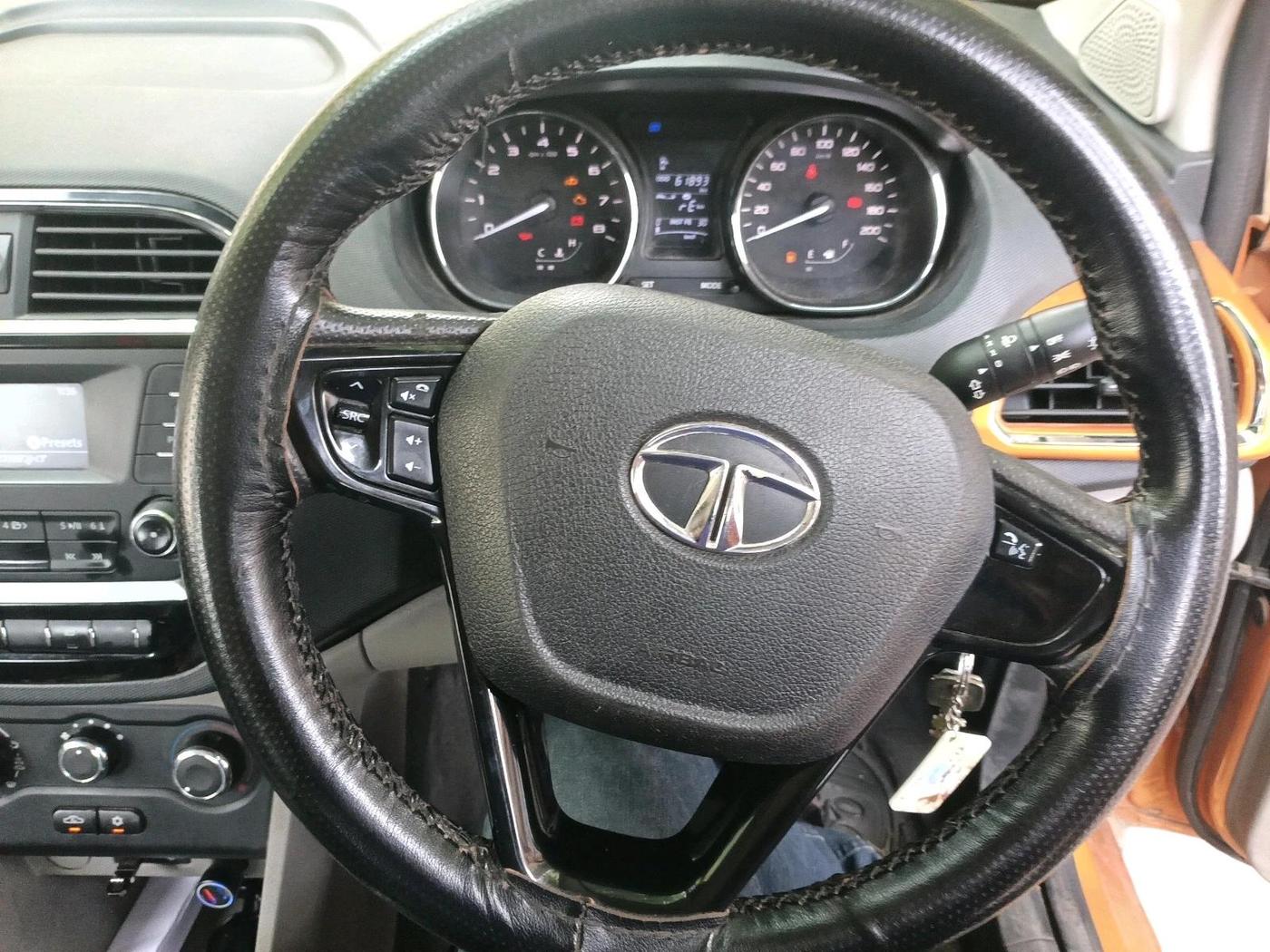 2017 Tata Tiago XZ PETROL, CNG, Manual, 61,893 km, interior