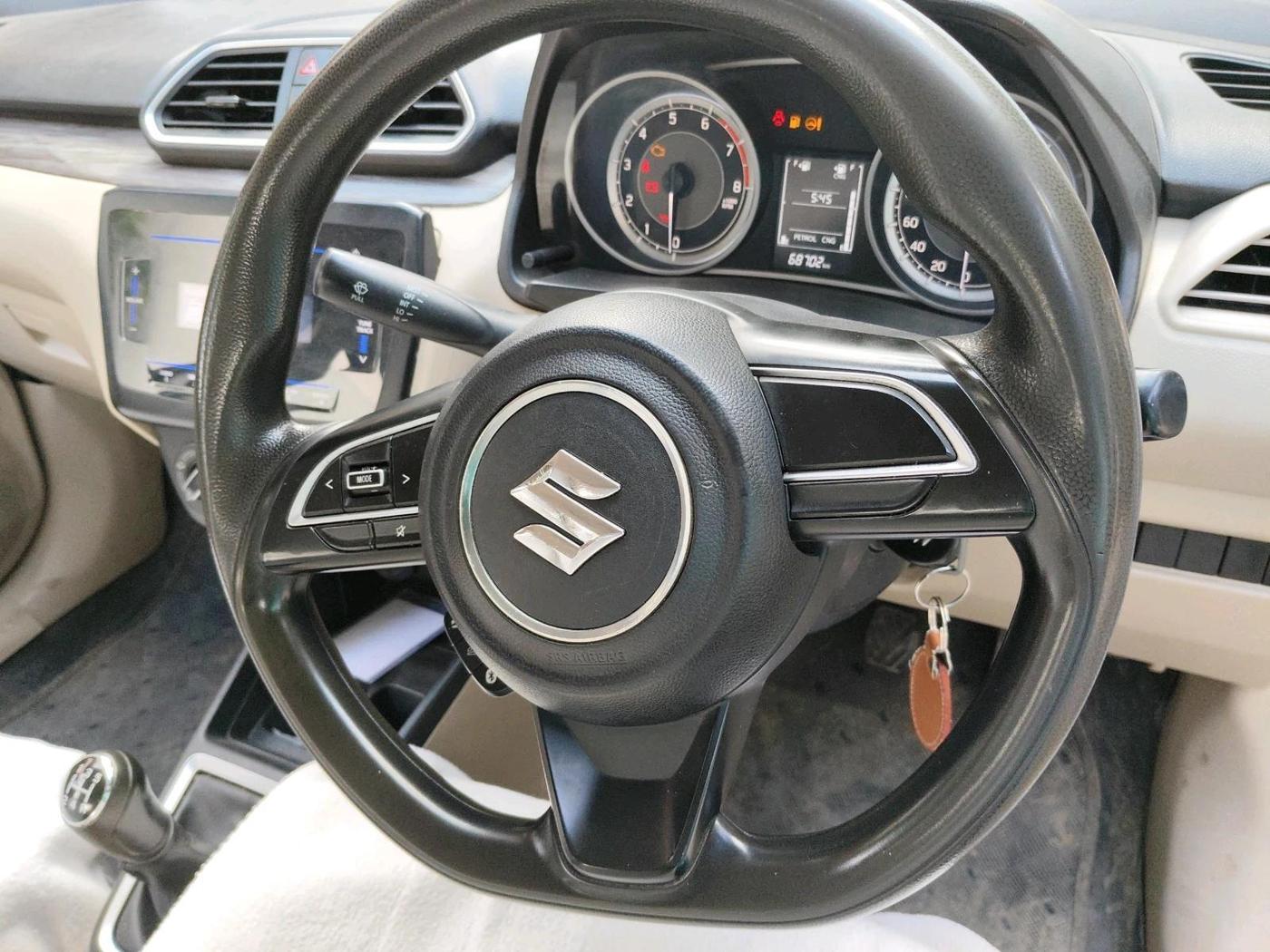 2022 Maruti Dzire VXI CNG, CNG, Manual, 68,702 km, interior