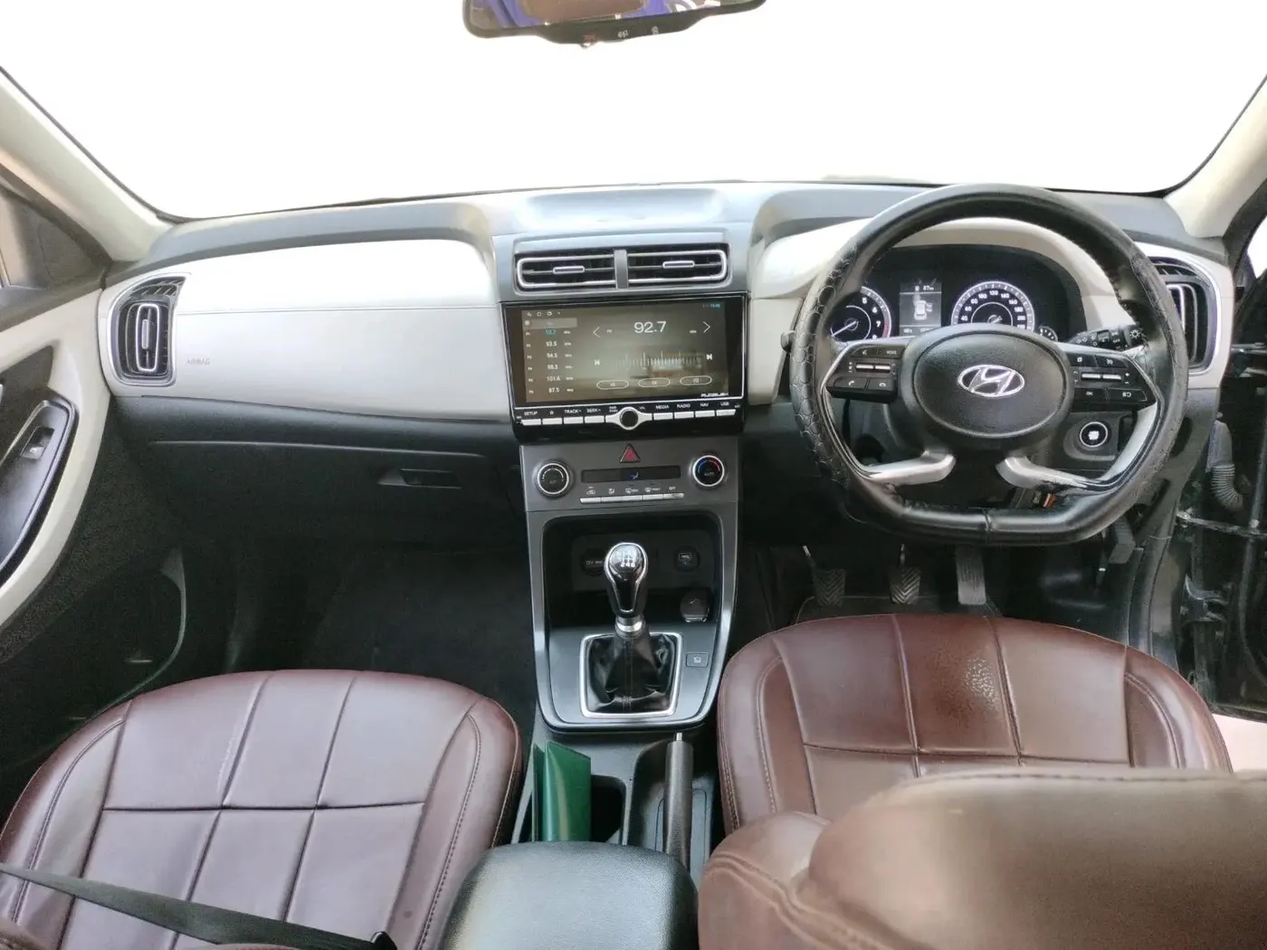 2020 Hyundai Creta SX 1.5 PETROL, Petrol, Manual, 1,03,116 km, interior