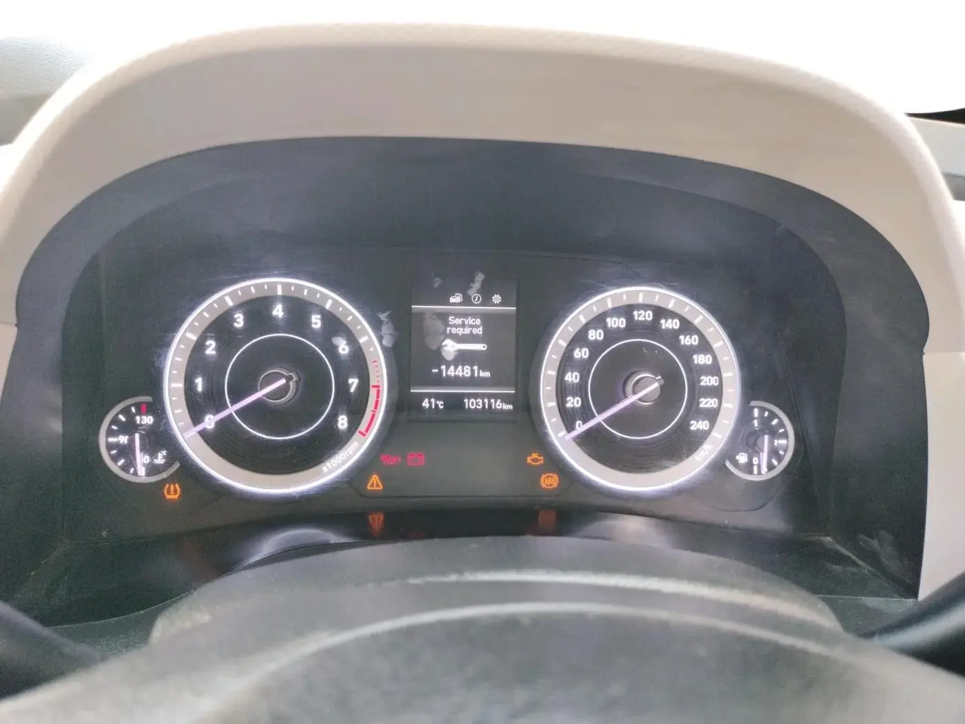 2020 Hyundai Creta SX 1.5 PETROL, Petrol, Manual, 1,03,116 km, interior