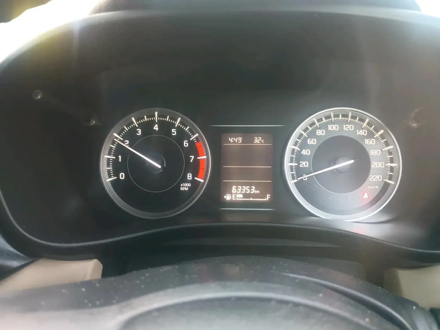 2023 Toyota Glanza E, Petrol, Manual, 63,353 km, interior