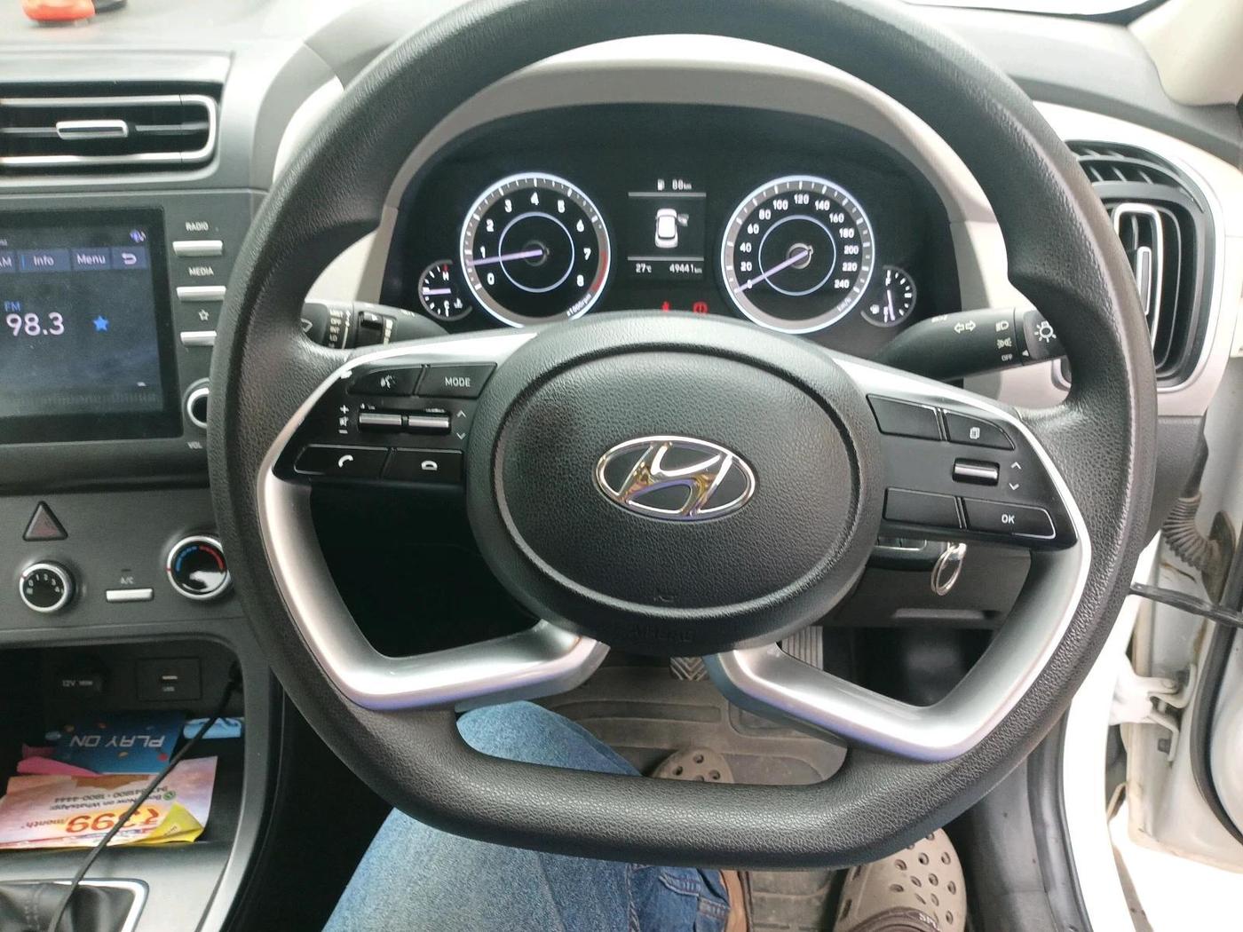 2022 Hyundai Creta EX 1.5 PETROL, Petrol, Manual, 49,441 km, interior
