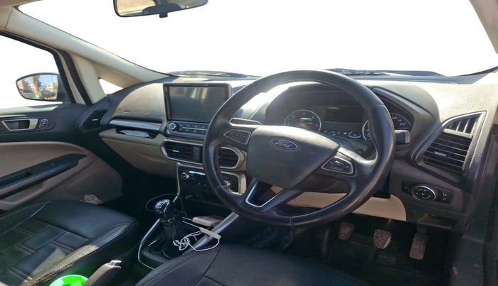 2019 Ford Ecosport TITANIUM 1.5L DIESEL, Diesel, Manual, 1,33,796 km, interior