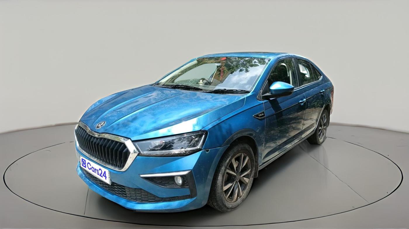 2022 Skoda SLAVIA STYLE 1.0L TSI MT, Petrol, Manual, 13,886 km, exterior