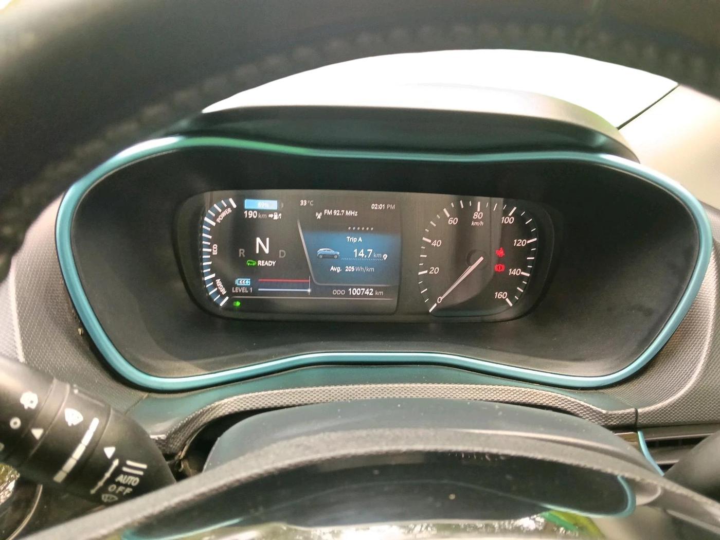 2021 Tata NEXON  XZ Plus LUXS Jet, Electric, Manual, 1,00,742 km, interior