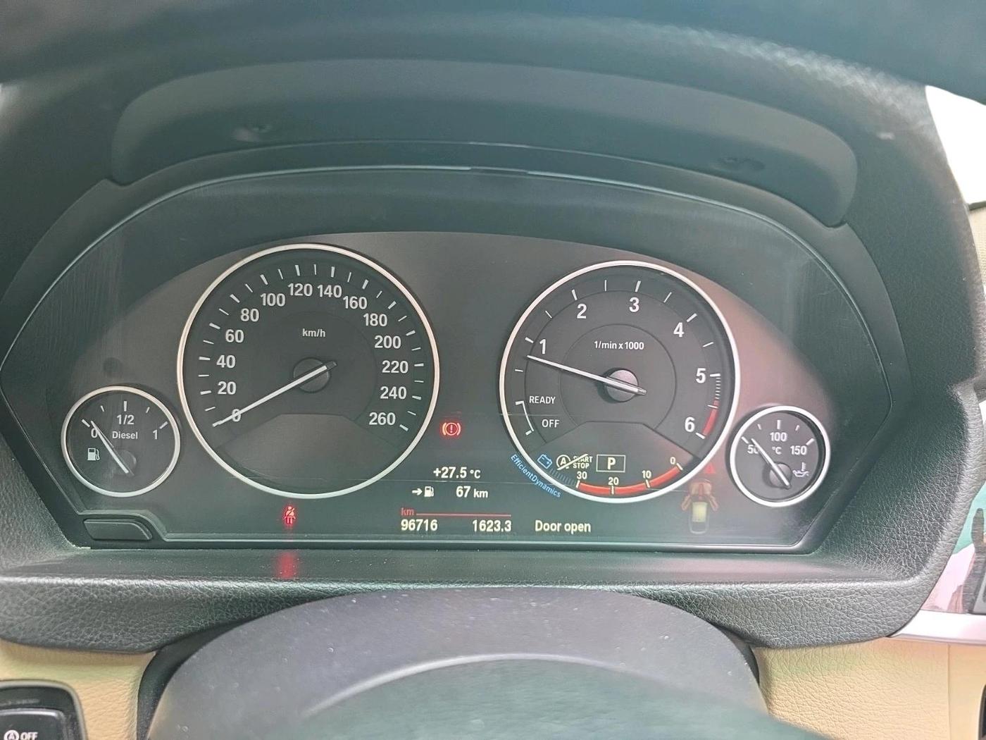 2015 BMW 3 Series 320D GT LUXURY LINE, Diesel, Automatic, 96,716 km, interior