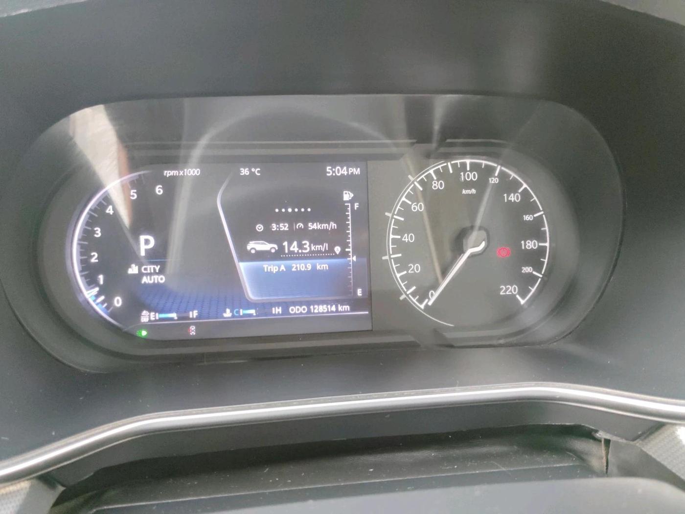 2021 Tata Harrier XZA PLUS 2.0L DARK EDITION, Diesel, Automatic, 1,28,514 km, interior
