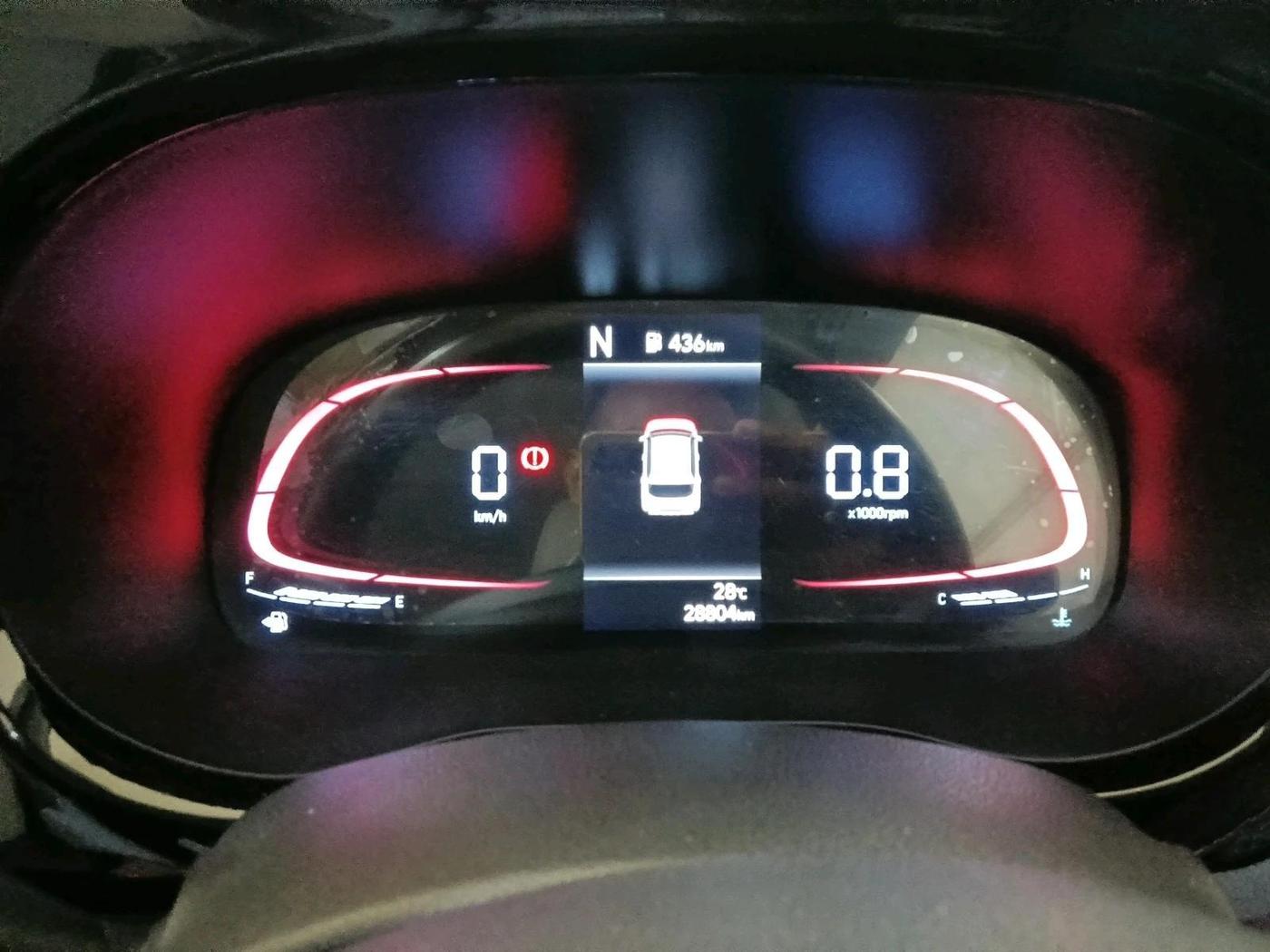 2023 Hyundai EXTER SX(O) CONNECT 1.2 AMT, Petrol, Automatic, 28,804 km, interior