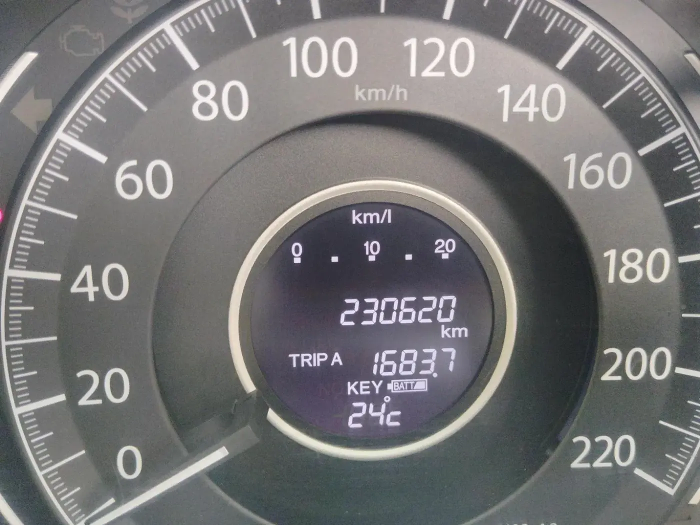 2015 Honda CRV 2.4L 2WD AT, Petrol, Automatic, 2,30,620 km, interior