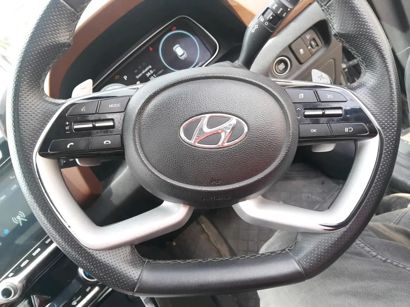 2021 Hyundai ALCAZAR PLATINUM(O) 6STR 1.5 AT, Diesel, Automatic, 79,300 km, interior