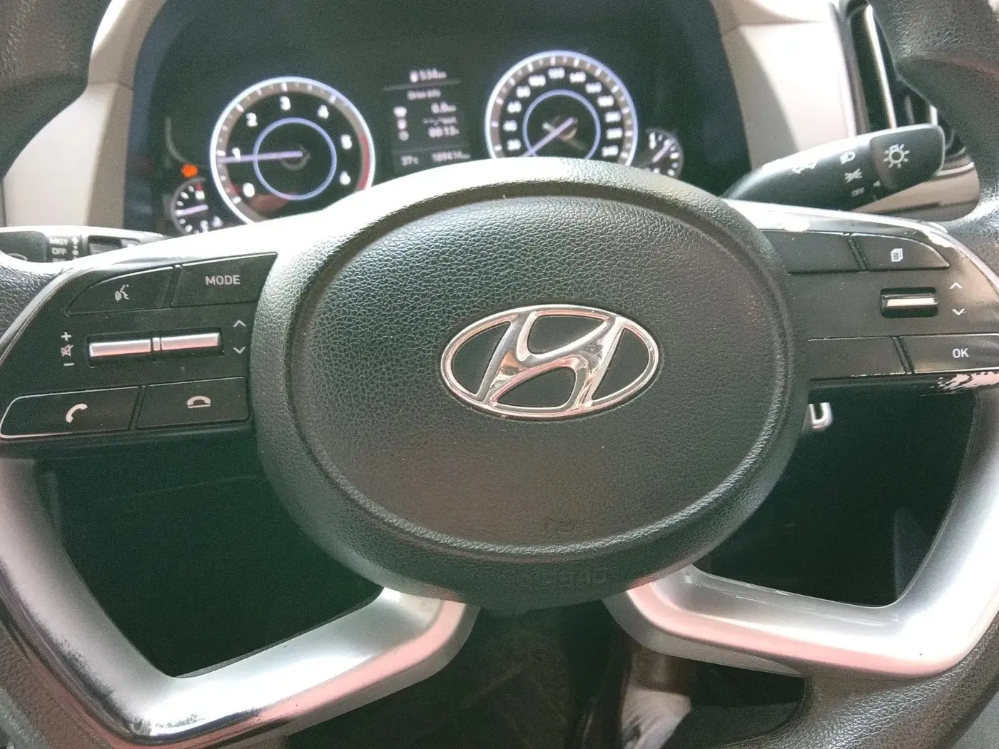 2022 Hyundai Creta E 1.5 DIESEL, Diesel, Manual, 1,93,500 km, interior