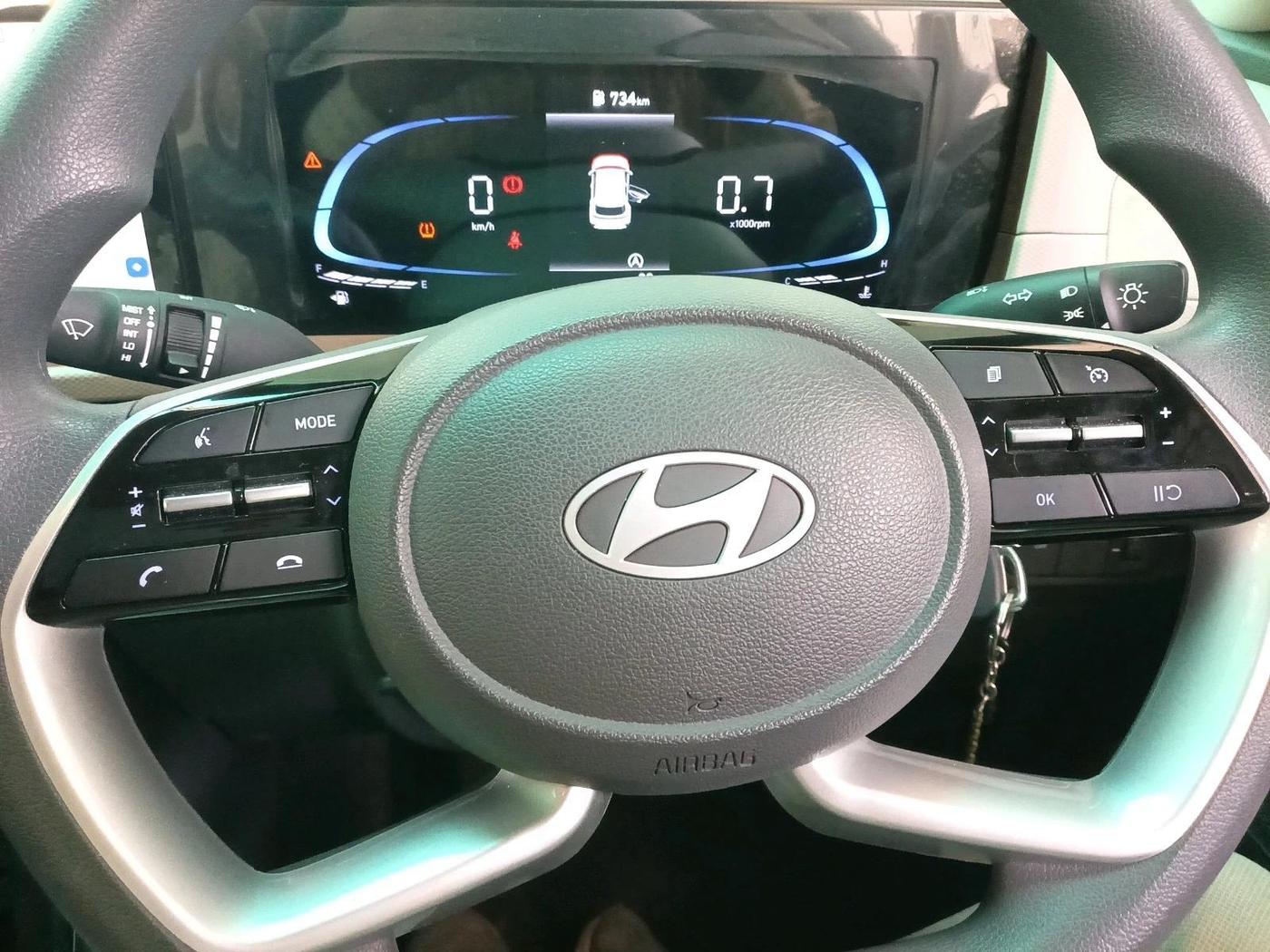 2024 Hyundai Creta E 1.5 PETROL, Petrol, Manual, 10,393 km, interior