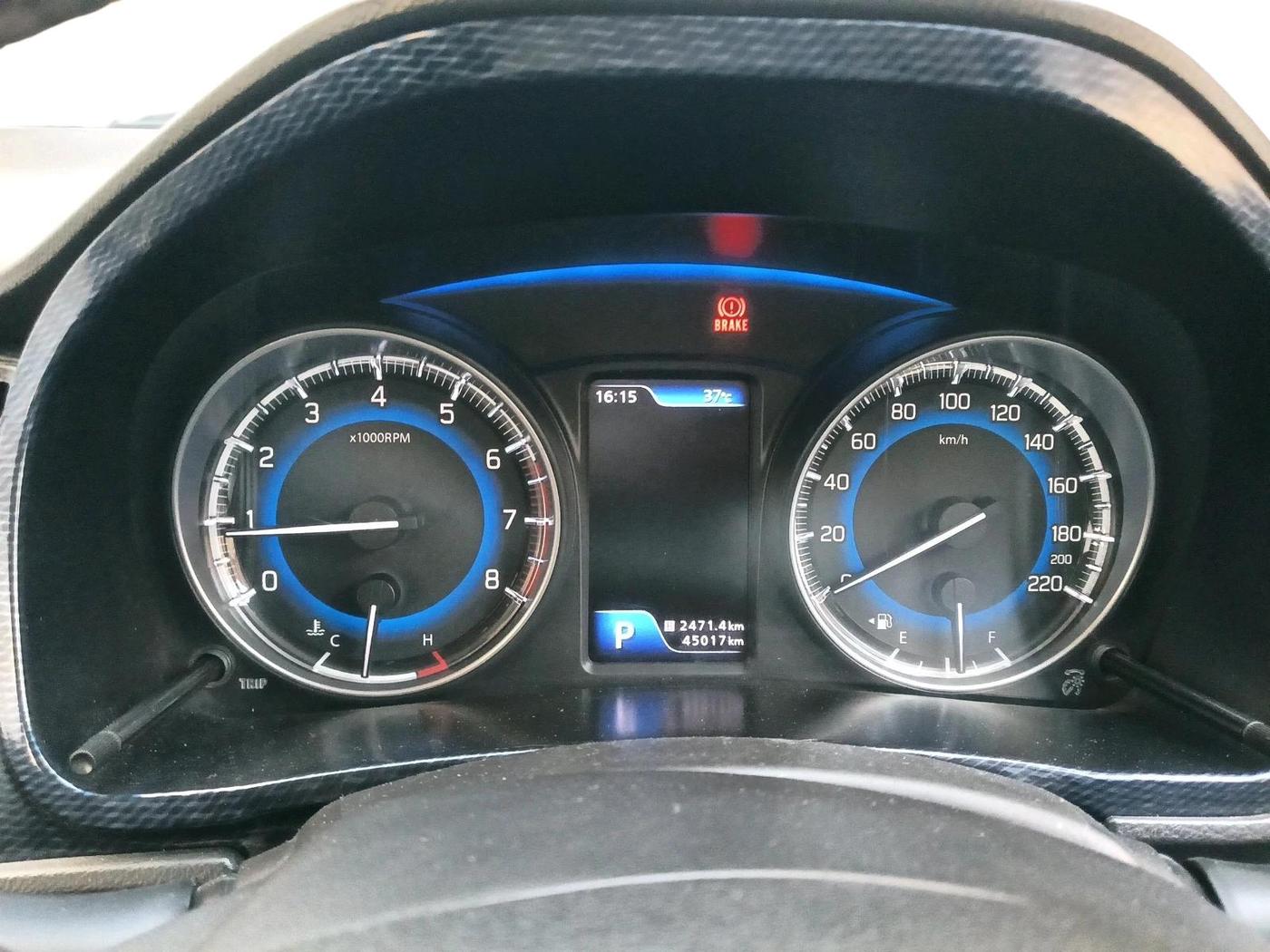 2020 Toyota Glanza G CVT, Petrol, Automatic, 45,017 km, interior