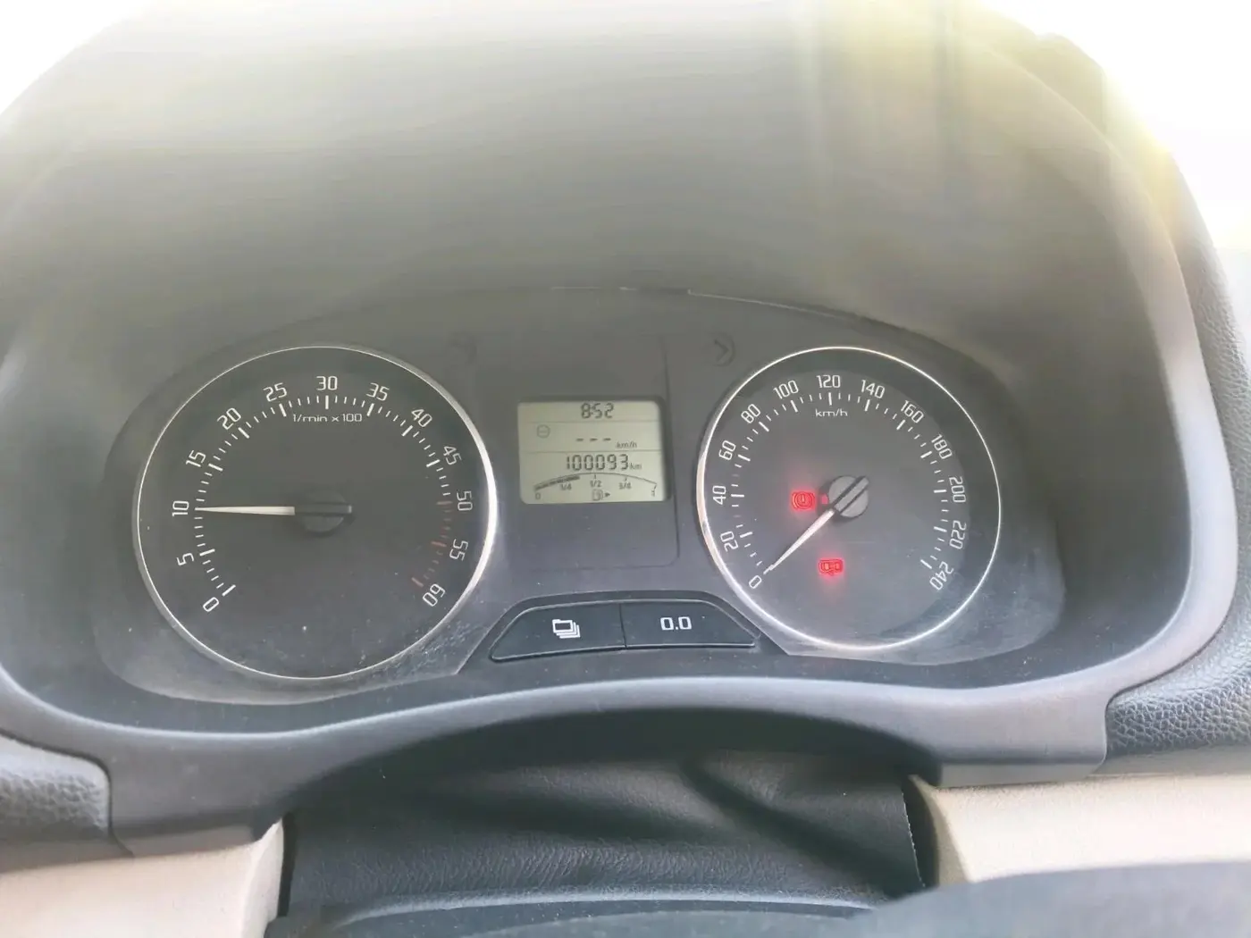 2011 Skoda Fabia ELEGANCE 1.2 TDI, Diesel, Manual, 1,05,000 km, interior