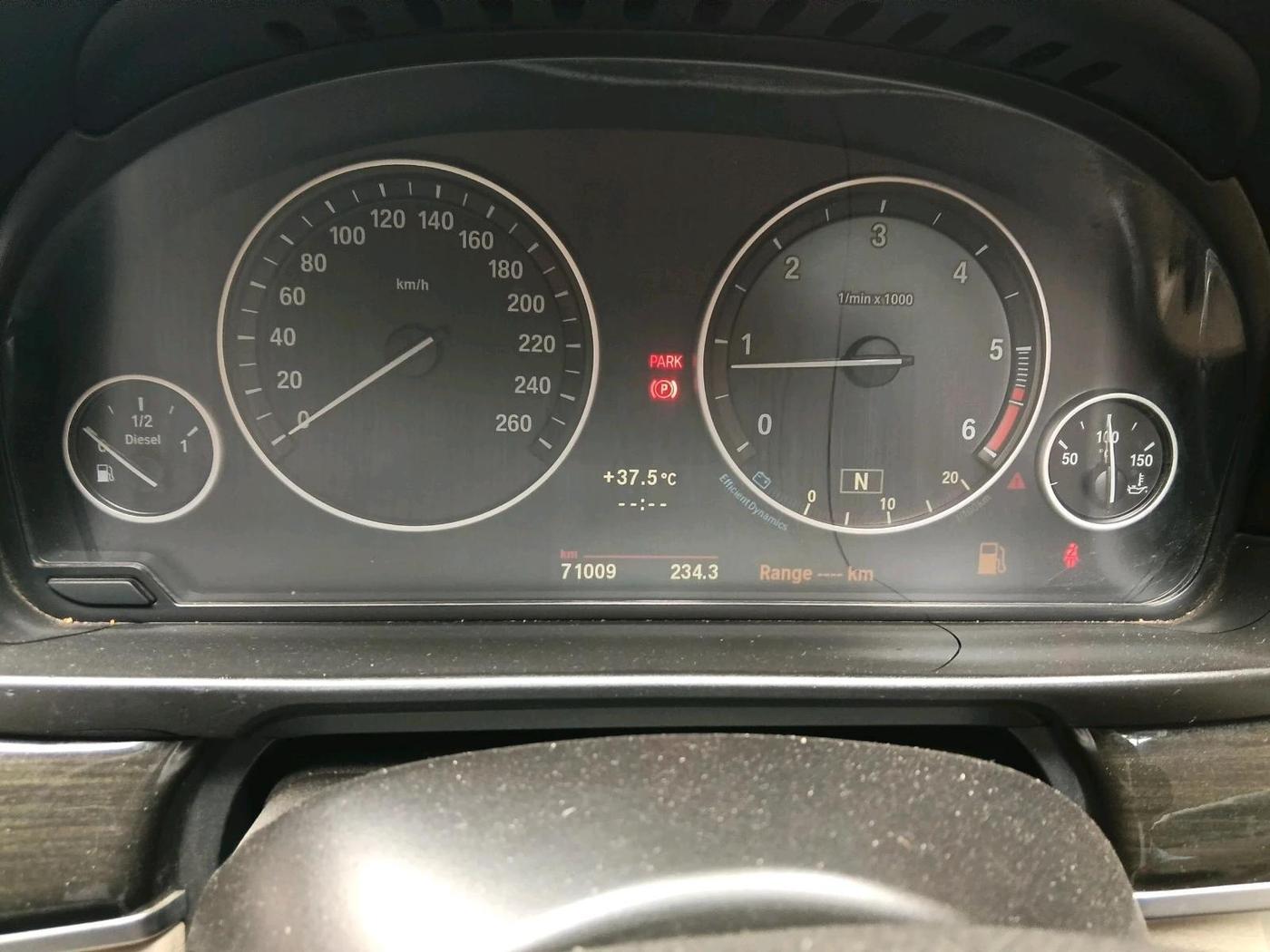 2012 BMW 5 Series 520D 2.0, Diesel, Automatic, 71,009 km, interior