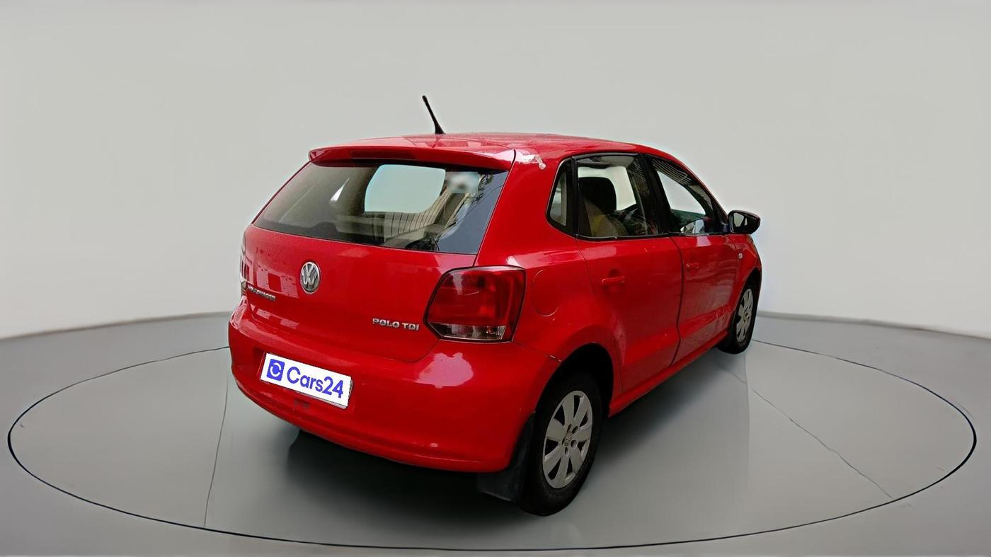 2012 Volkswagen Polo TRENDLINE 1.2L DIESEL, Diesel, Manual, 1,39,677 km, exterior