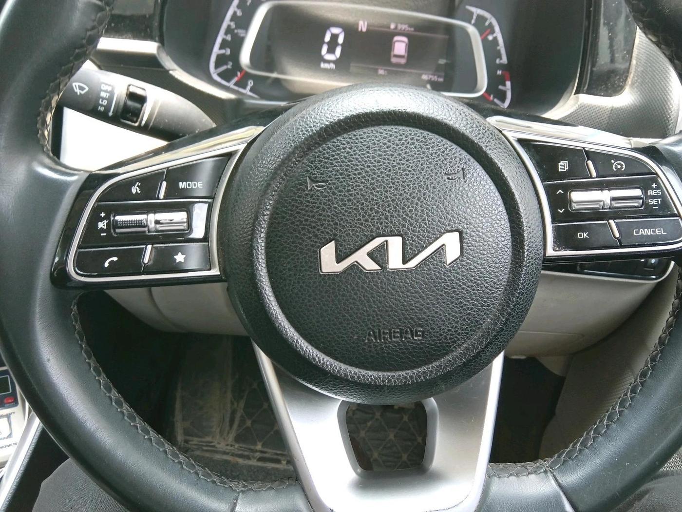 2023 KIA SONET HTX 1.0 TURBO PETROL IMT, Petrol, Manual, 46,755 km, interior