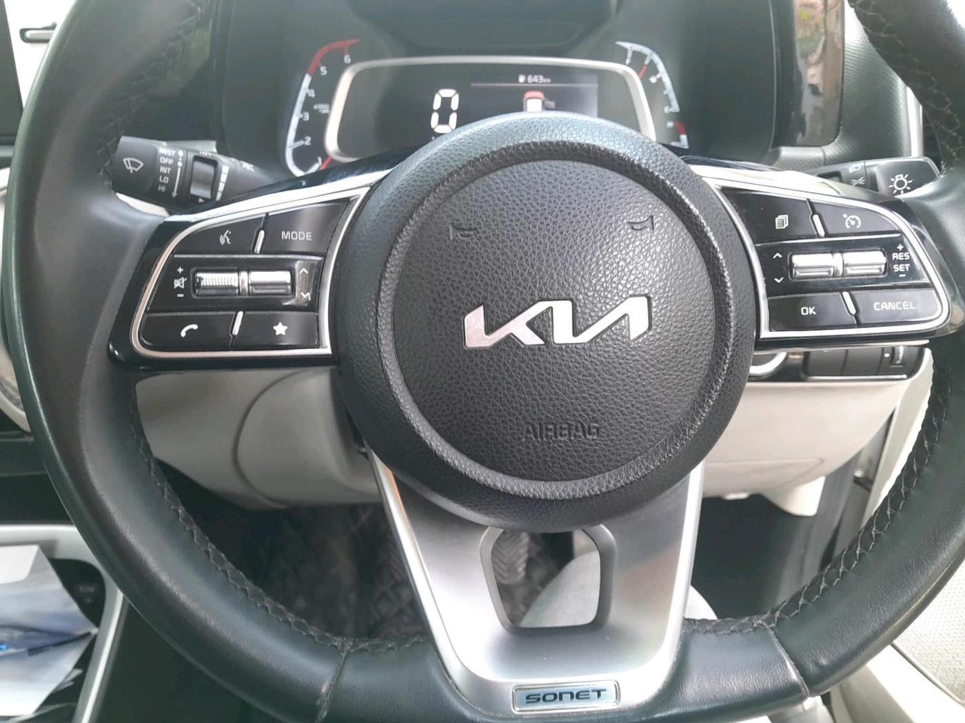 2023 KIA SONET HTX 1.5, Diesel, Manual, 29,265 km, interior