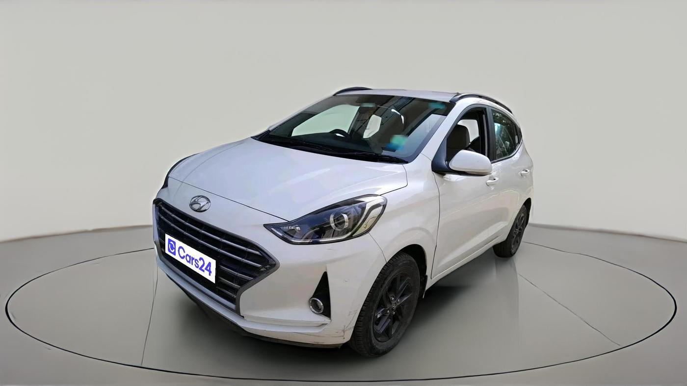 2022 Hyundai GRAND I10 NIOS SPORTZ AMT 1.2 KAPPA VTVT, Petrol, Automatic, 21,967 km, exterior