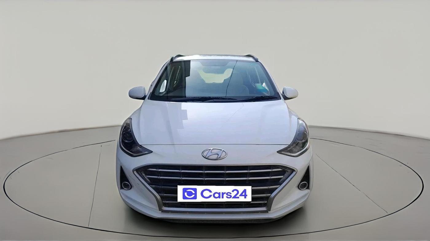 2022 Hyundai GRAND I10 NIOS SPORTZ AMT 1.2 KAPPA VTVT, Petrol, Automatic, 21,967 km, exterior