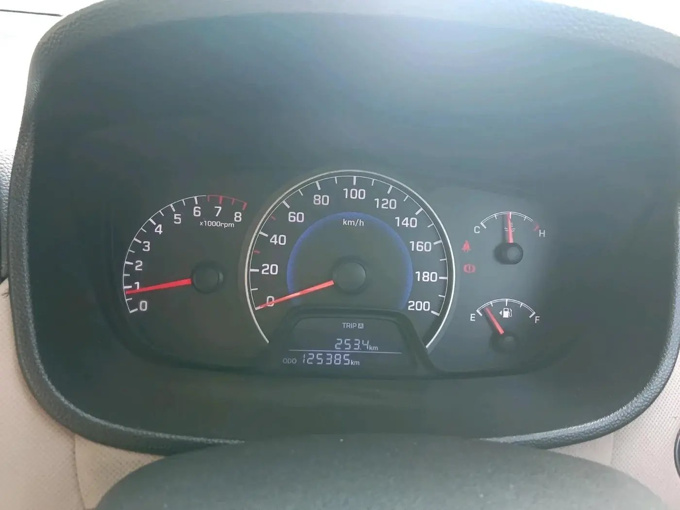 2015 Hyundai Grand i10 ASTA (O) 1.2 KAPPA VTVT, Petrol, Manual, 1,25,385 km, interior