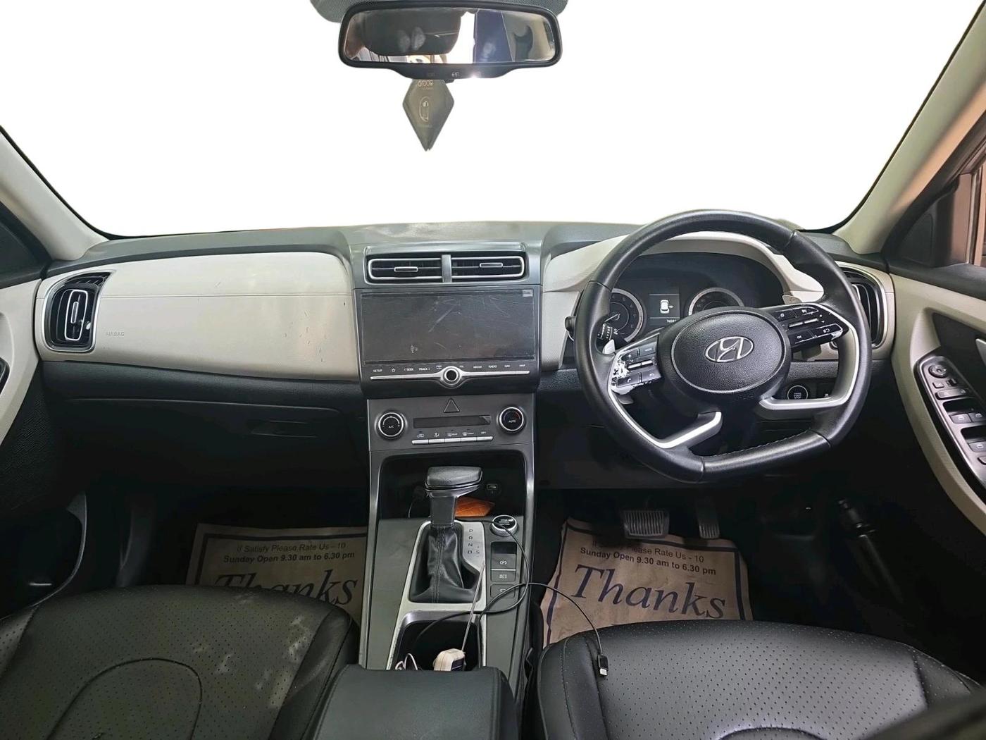 2022 Hyundai Creta SX IVT 1.5 PETROL, Petrol, Automatic, 76,591 km, interior
