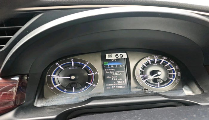 2016 Toyota Innova Crysta 2.4 ZX 7 STR, Diesel, Manual, 2,16,808 km, interior