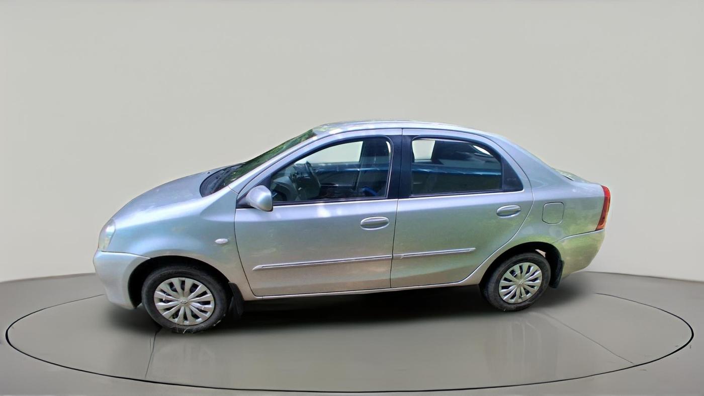 2011 Toyota Etios G, Petrol, Manual, 54,372 km, exterior