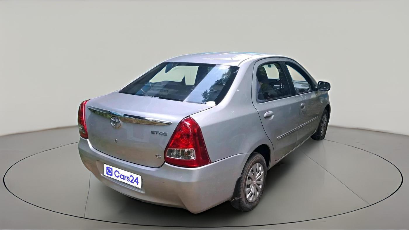 2011 Toyota Etios G, Petrol, Manual, 54,372 km, exterior