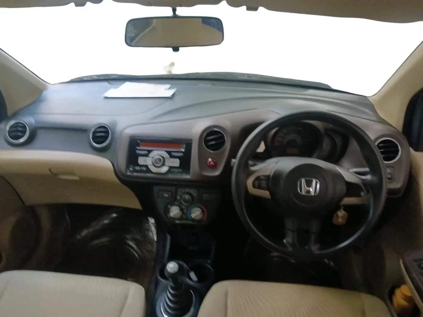 2013 Honda Amaze 1.2L I-VTEC S, Petrol, Manual, 73,762 km, interior