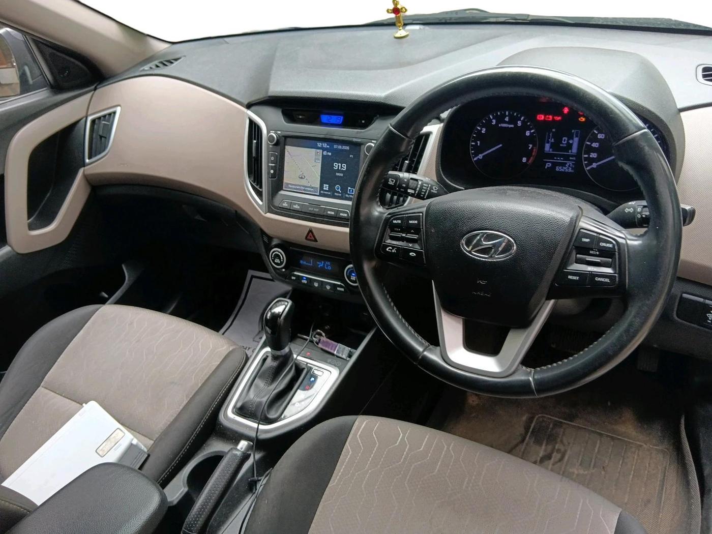2019 Hyundai Creta SX AT 1.6 PETROL, Petrol, Automatic, 65,253 km, interior