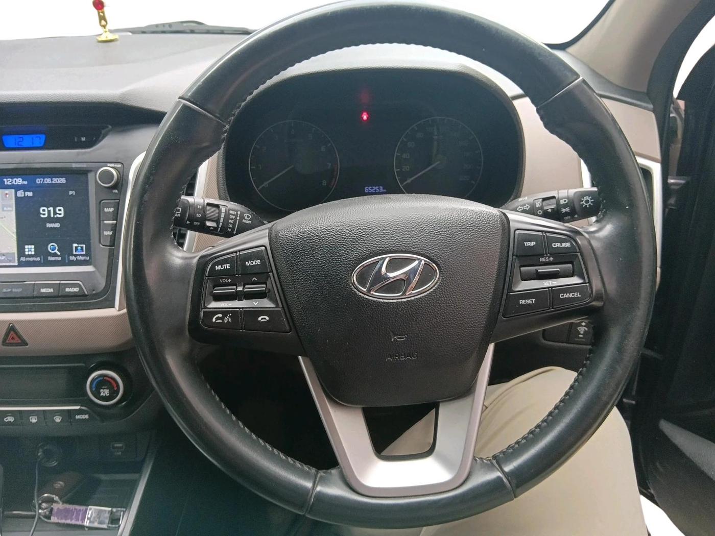 2019 Hyundai Creta SX AT 1.6 PETROL, Petrol, Automatic, 65,253 km, interior