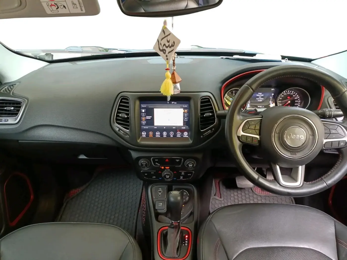 2019 Jeep Compass TRAILHAWK (O) 2.0 4X4, Diesel, Automatic, 51,167 km, interior