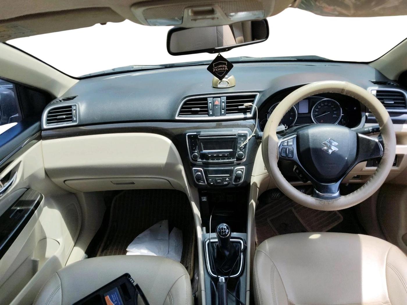 2015 Maruti Ciaz ZXI, Petrol, Manual, 78,973 km, interior