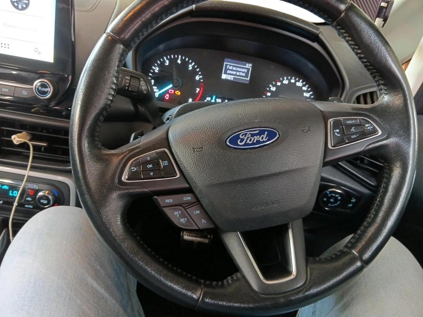 2018 Ford Ecosport TITANIUM 1.5L PETROL AT, Petrol, Automatic, 41,525 km, interior