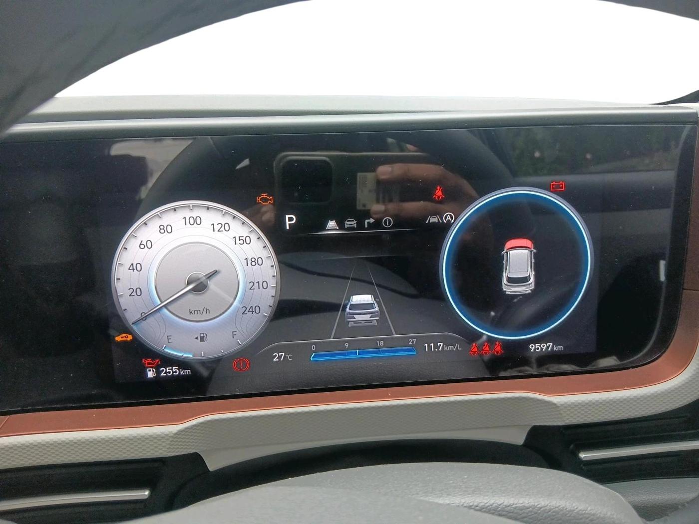 2025 Hyundai Creta Creta SX (O) 1.5 MPI IVT, Petrol, Automatic, 9,597 km, interior