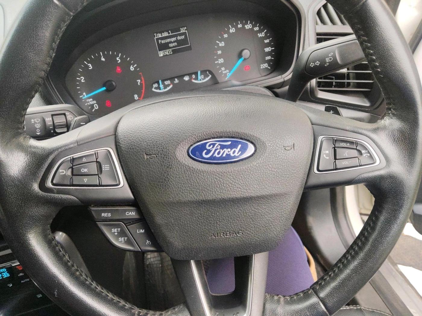 2018 Ford Ecosport TITANIUM 1.5L PETROL AT, Petrol, Automatic, 65,655 km, interior