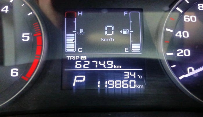 2018 Hyundai Creta SX PLUS AT 1.6 DIESEL, Diesel, Automatic, 1,19,860 km, interior