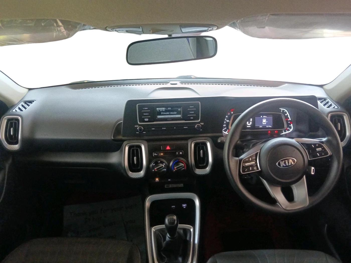 2020 KIA SONET HTK 1.2, Petrol, Manual, 72,179 km, interior