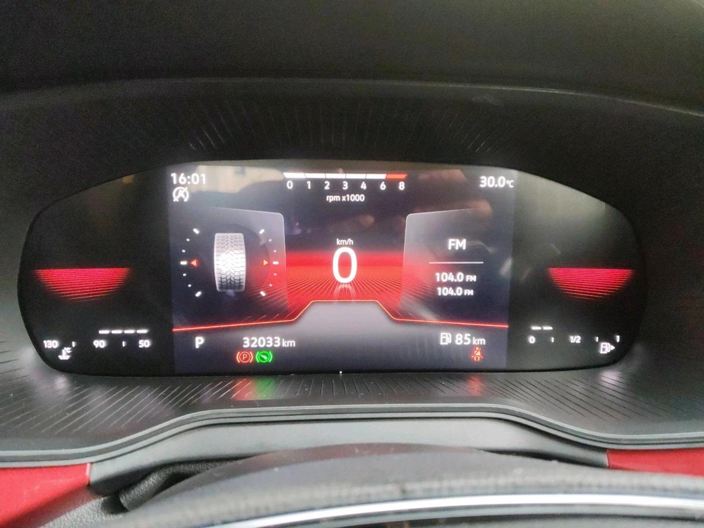2025 Skoda KUSHAQ MONTE CARLO 1.0L TSI AT, Petrol, Automatic, 32,033 km, interior