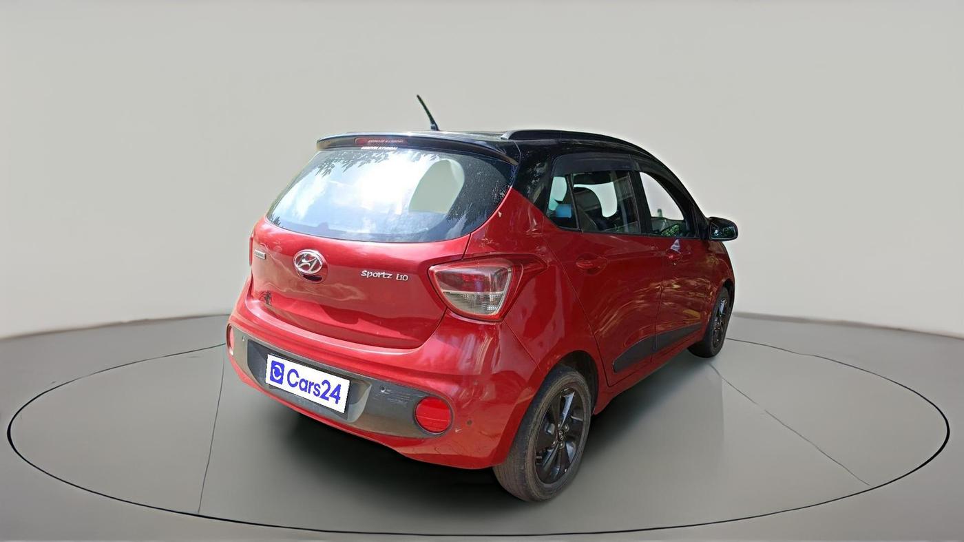 2018 Hyundai Grand i10 SPORTZ 1.2 KAPPA VTVT DUAL TONE, Petrol, Manual, 73,428 km, exterior