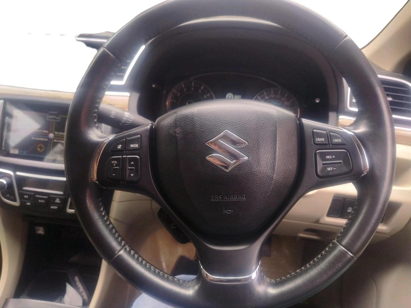 2019 Maruti Ciaz ALPHA 1.5 SHVS PETROL, Petrol, Manual, 46,715 km, interior